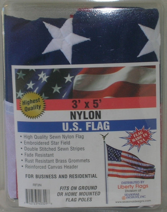 American Made 3ft x 5ft Nylon American Flag, made durable to last ...